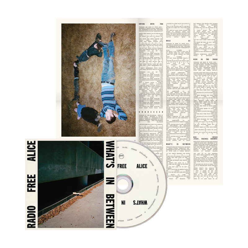 What’s In Between - Digipak CD | Radio Free Alice