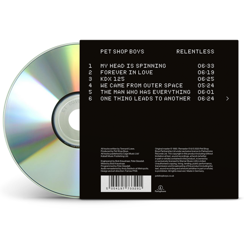 Relentless (1CD) | Pet Shop Boys
