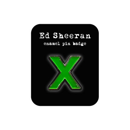 x (10th Anniversary Edition) Limited Edition Pin Badge | Ed Sheeran