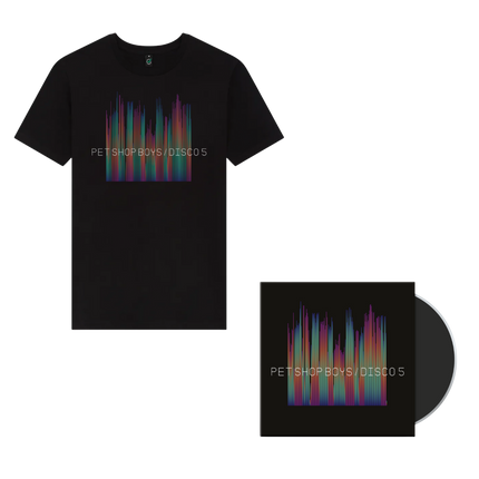 Disco 5 CD and T-Shirt Bundle | Pet Shop Boys
