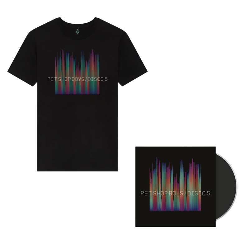 Disco 5 CD and T-Shirt Bundle | Pet Shop Boys