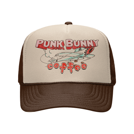 Punk Bunny Coffee Dookie Trucker Hat | Green Day 