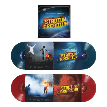 Stadium Arcadium: 20th Anniversary Limited Edition Sea Blue & Ruby Red 4LP | Red Hot Chili Peppers