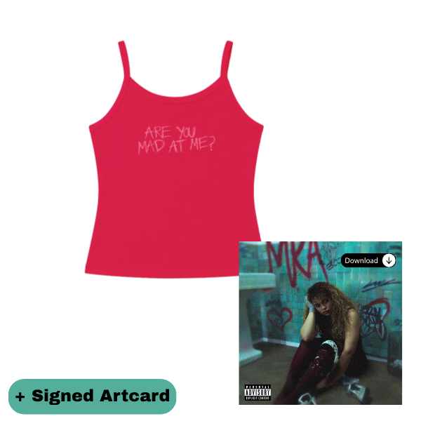 "Are You Mad At Me? - Tank Top" + "My Reckless Abandon" Album Digital Download with Signed Artcard | Bella Kay
