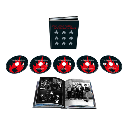 Inflammable Material (4CD/1DVD) | Stiff Little Fingers