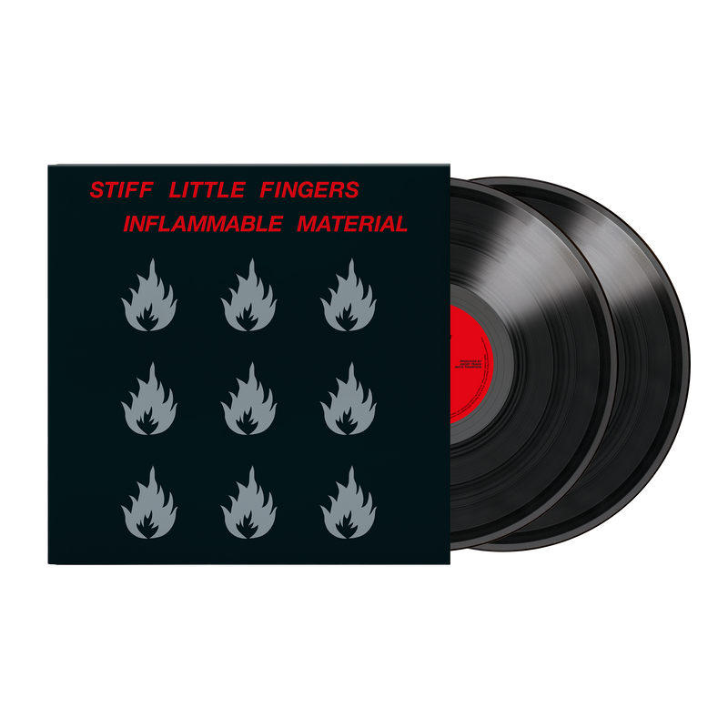 Inflammable Material (2LP Black Vinyl) | Stiff Little Fingers