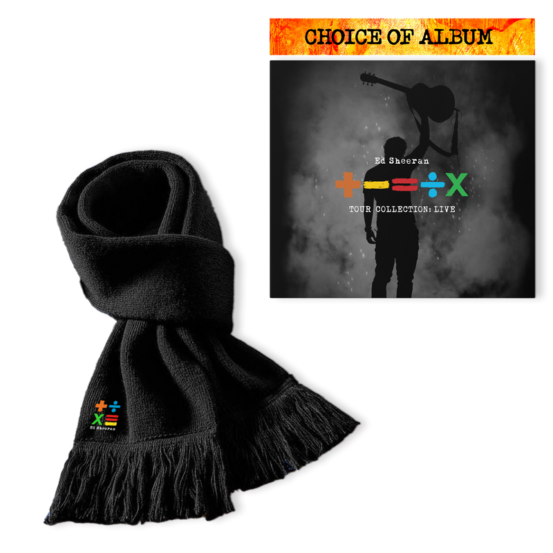 +-=÷× Knitted Scarf + Album Bundle | Ed Sheeran