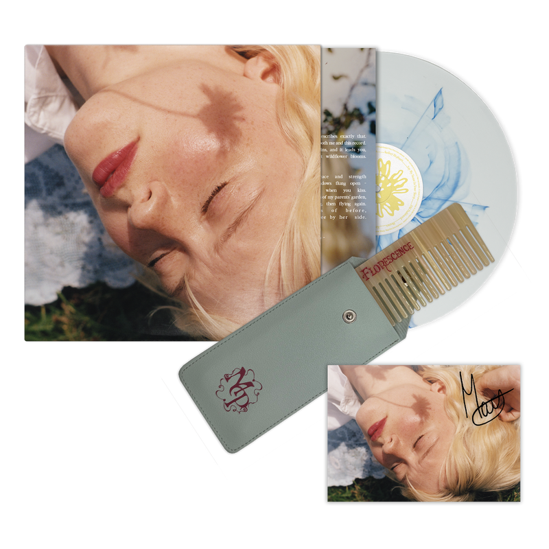 Signed Florescence Forget Me Not Edition EcoRecord & Comb Bundle | Maisie Peters