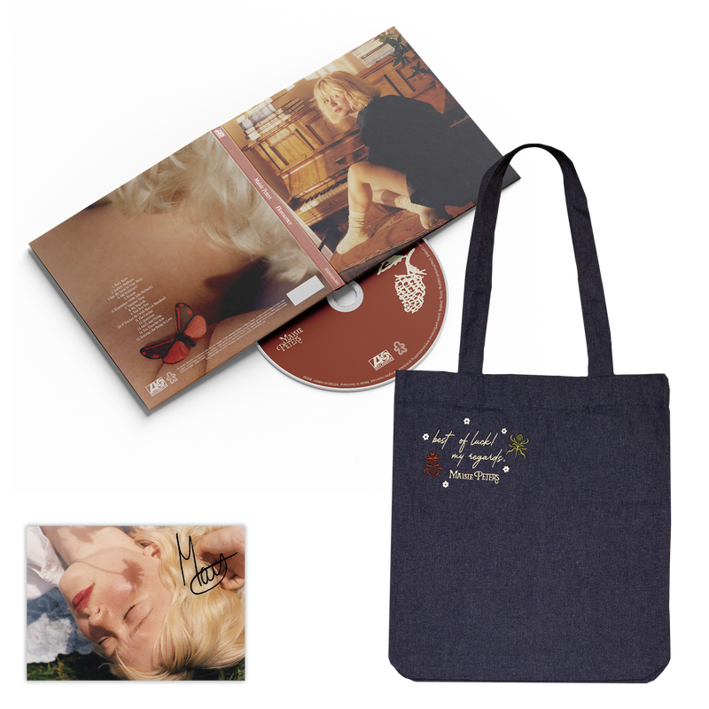 Signed Florescence Moon Flower Edition Alt Artwork CD & Tote Bag Bundle | Maisie Peters