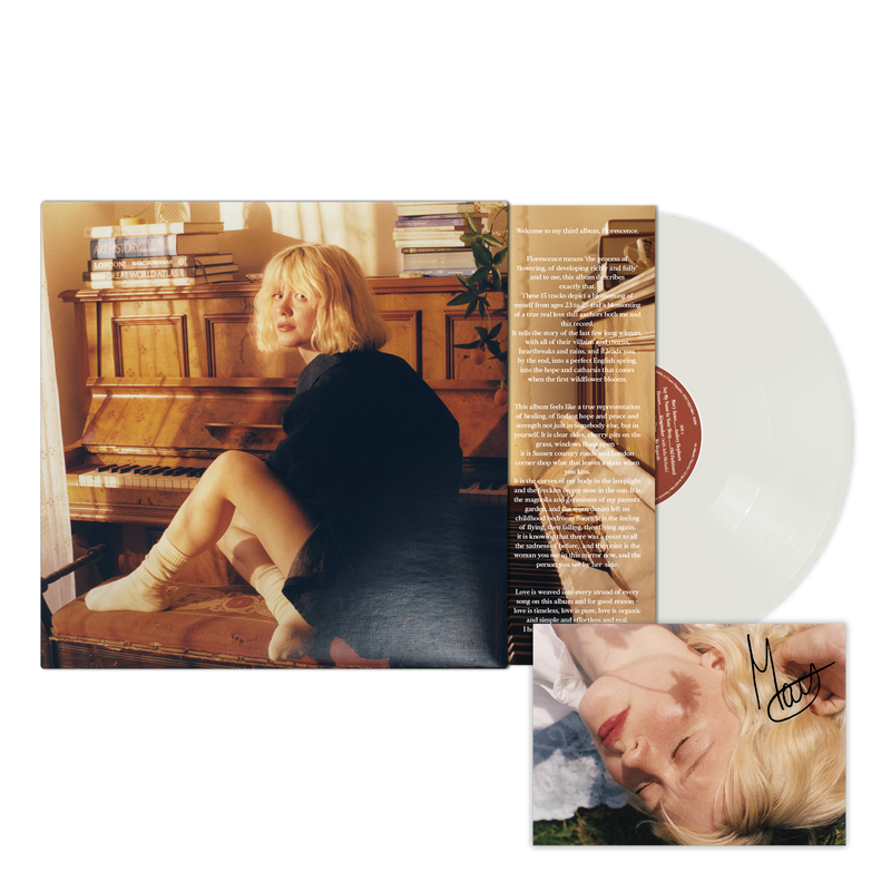 Signed Florescence Moon Flower Edition Alt Artwork White EcoRecord | Maisie Peters