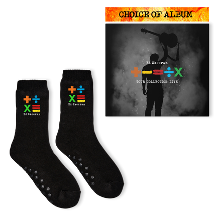 +-=÷× Slipper Socks + Album Bundle | Ed Sheeran