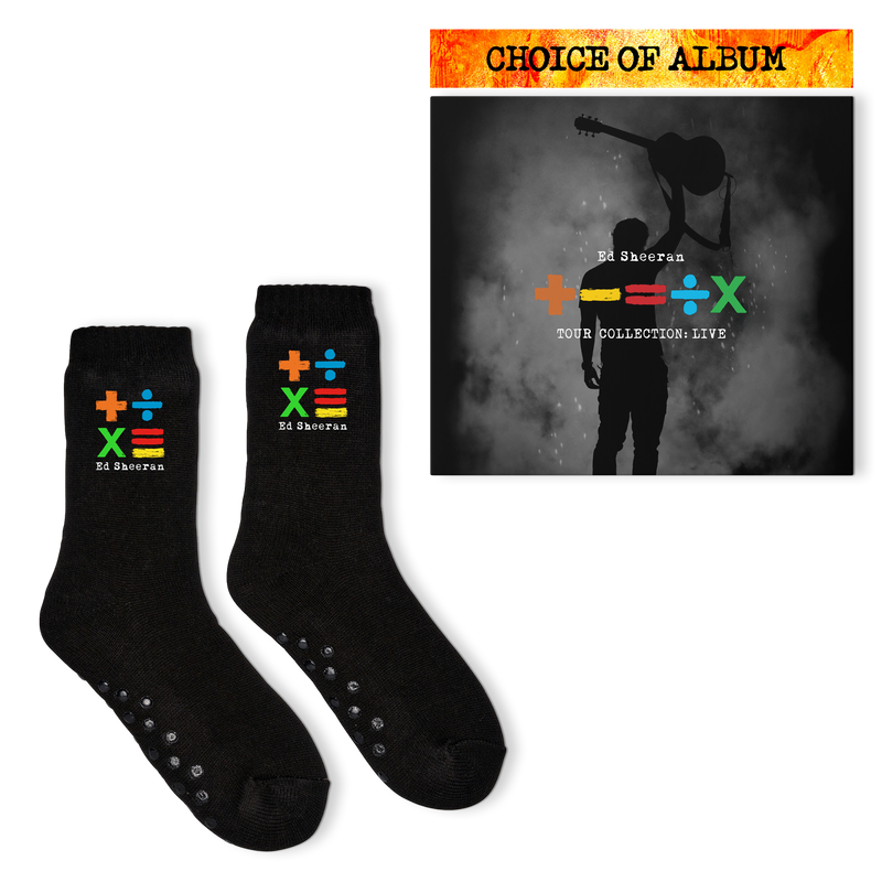 +-=÷× Slipper Socks + Album Bundle | Ed Sheeran