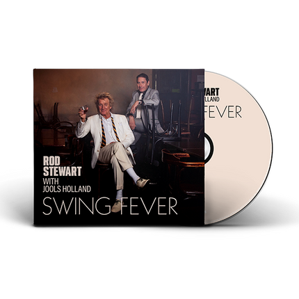 Swing Fever (CD) with signed art card | Rod Stewart with Jools Holland