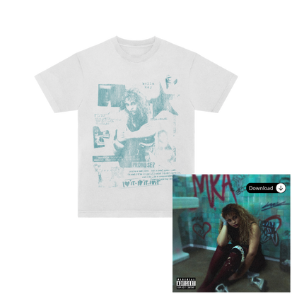 "My Reckless Abandon - Tee" + "My Reckless Abandon" Album Digital Download with Signed Artcard