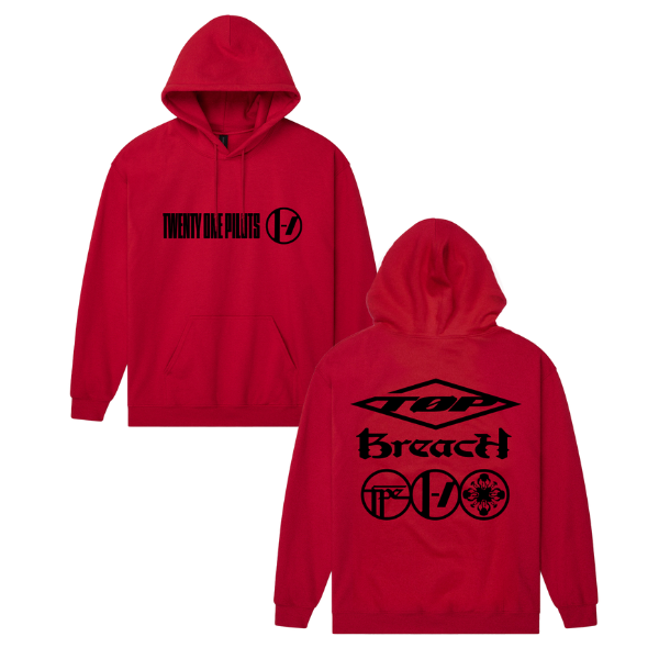 Breach Red Hoodie + Blue Inferno Vinyl Fanpack