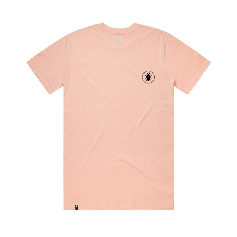 Golden Features Pink Stag Beetle Tee