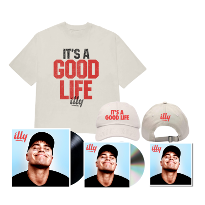 Good Life Hat + T-Shirt + Choice of Music | Illy