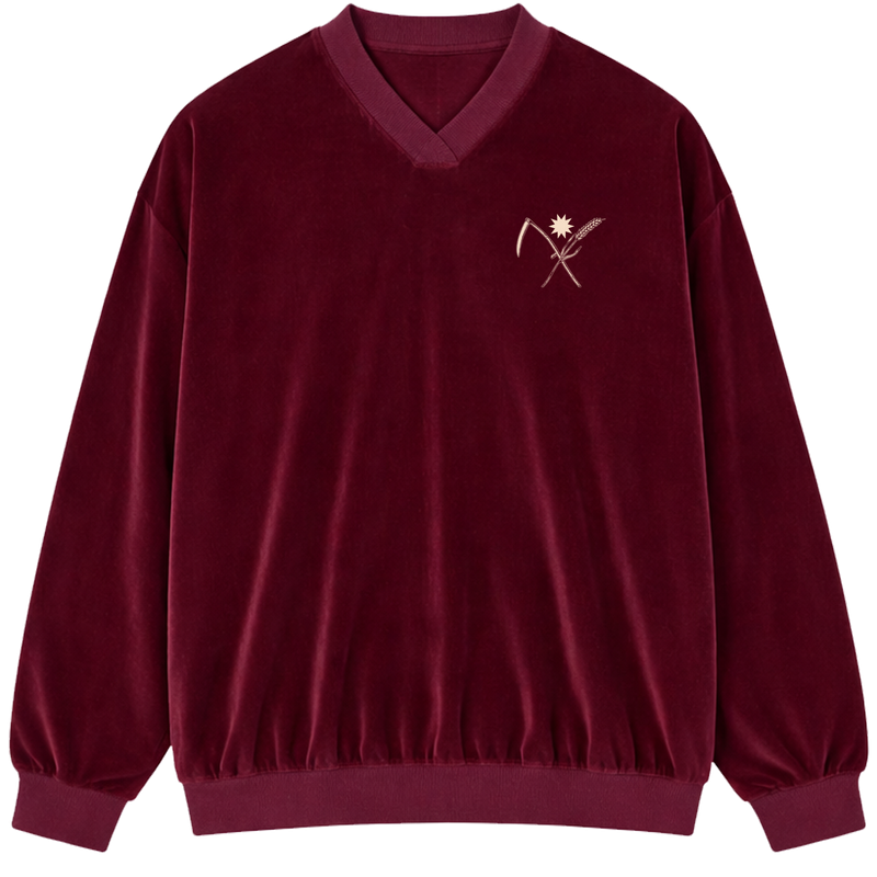 Wheat and Sickle Velour Sweatshirt | My Chemical Romance