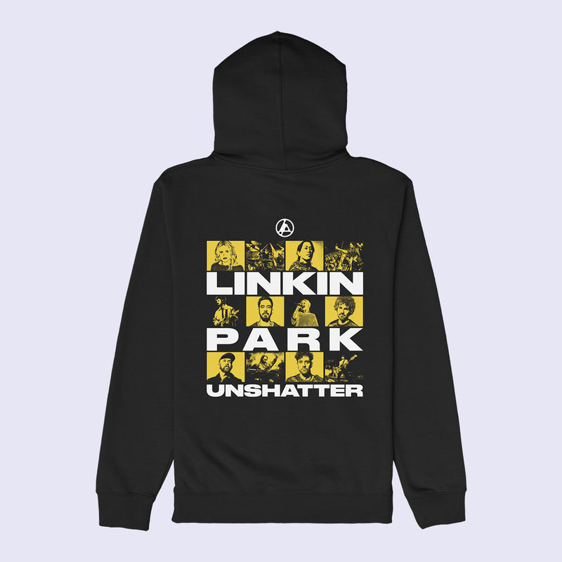 Unshatter Black Zip Up Hoodie | Linkin Park