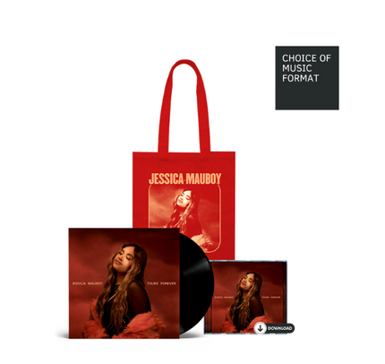 Yours Forever Red Tote Bundle + Signed Artcard