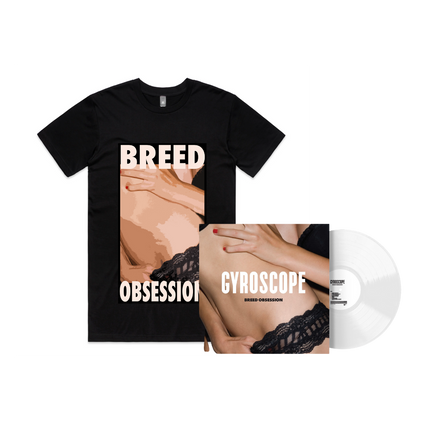 Gyroscope Breed Obsession 15th Anniversary White Vinyl + T-Shirt Bundle