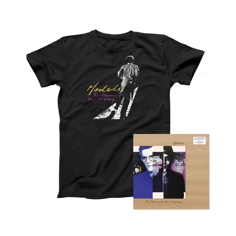 Models The Pleasure of Your Company 180g Purple Vinyl + T-Shirt Bundle