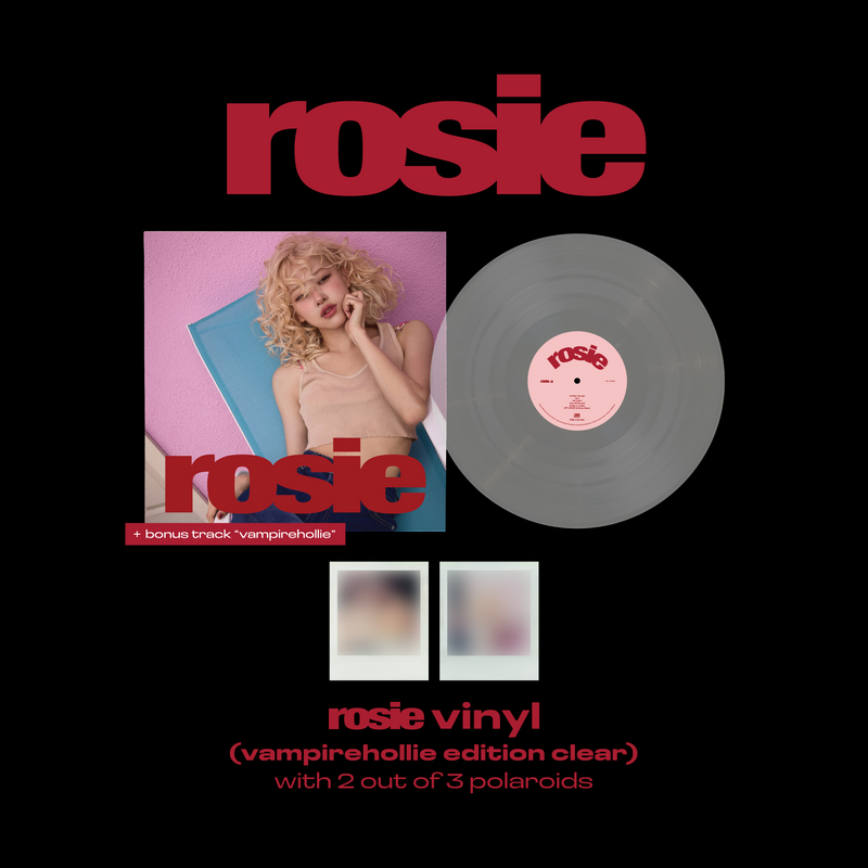 rosie vinyl (vampirehollie edition clear) | ROSÉ