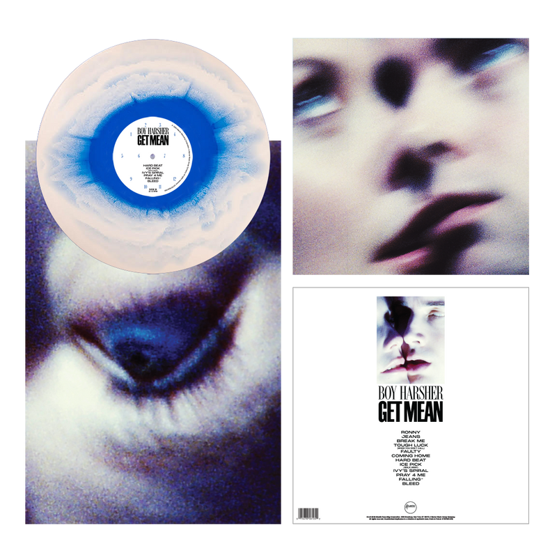 Get Mean (Blue Splatter Vinyl) | Boy Harsher