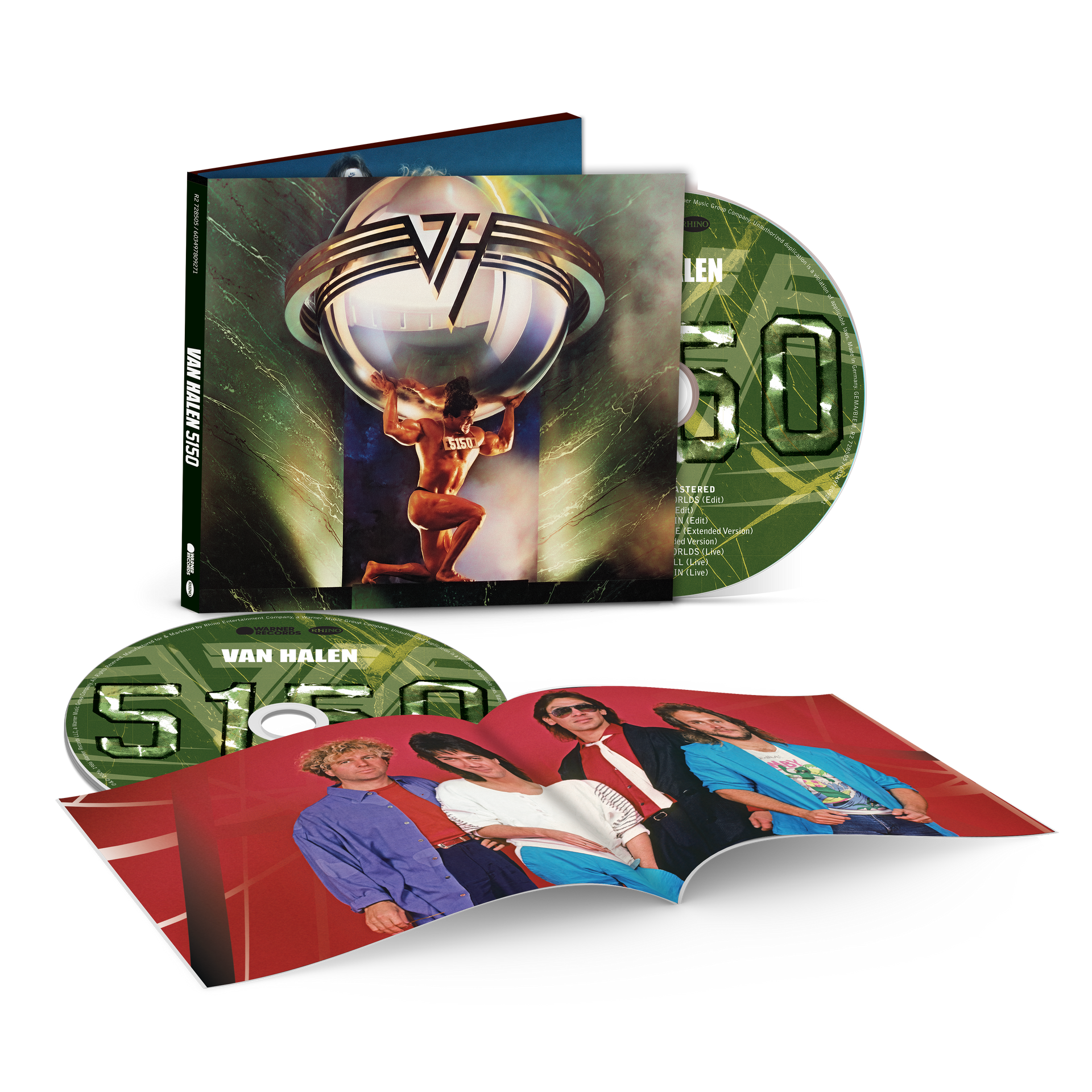 VAN HALEN 5150 エクスパンデッドエディション 3CD1LP1BR 5150 (Expanded Edition) 2CD | Van Halen – Warner Music Australasia