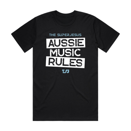 Aussie Music Rules T-Shirt | The Superjesus