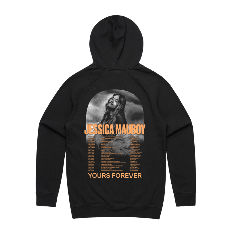 Yours Forever Tour Black Hoodie| Jessica Mauboy
