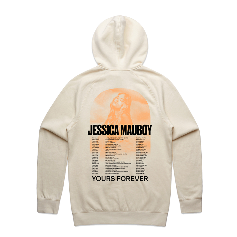 Yours Forever Tour Ecru Hoodie