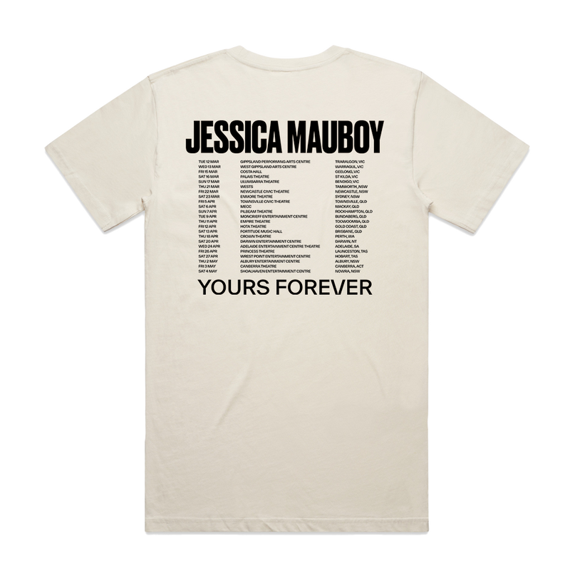 Yours Forever Tour White T-Shirt