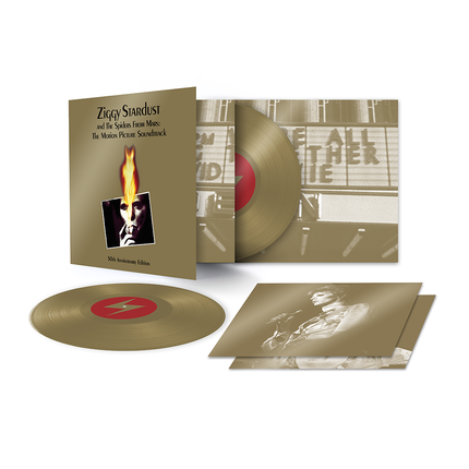 Ziggy Stardust And The Spiders From Mars The Motion Picture 50th Anniversary Gold Vinyl