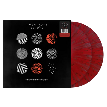 Blurryface 2LP (Burgundy Splatter Vinyl) | Twenty One Pilots
