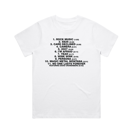 MUSIC, FASHION, FILM T-SHIRT + DIGITAL DOWNLOAD BUNDLE