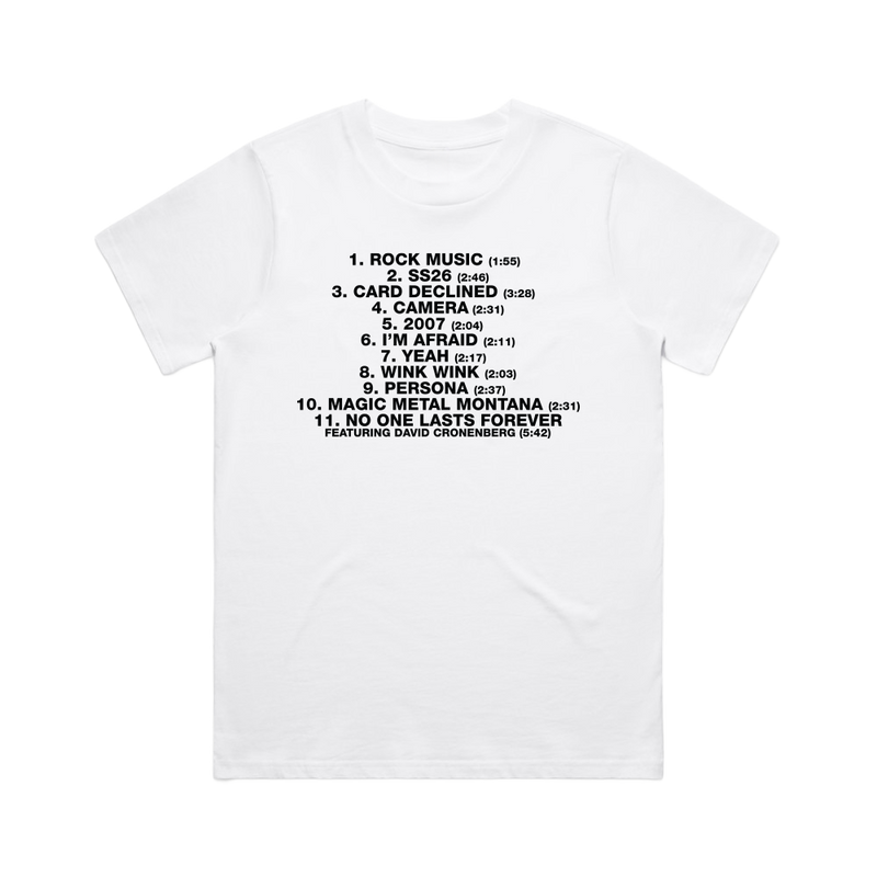 MUSIC, FASHION, FILM T-SHIRT + DIGITAL DOWNLOAD BUNDLE