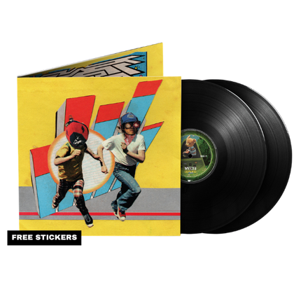 When Young Terrorists Chase The Sun (2LP Black Vinyl) with Free A4 Sticker-Sheet
