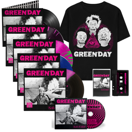 SAVIORS Zombie Pyramid T-Shirt + Choice Of Album | Green Day