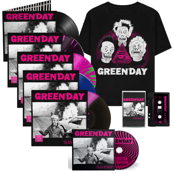 SAVIORS Zombie Pyramid T-Shirt + Choice Of Album | Green Day