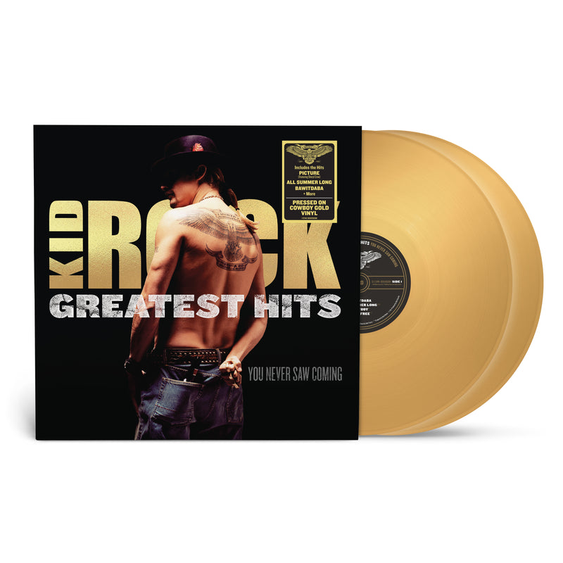 Greatest Hits You Never Saw Coming (2LP Cowboy Gold Vinyl) | Kid Rock 