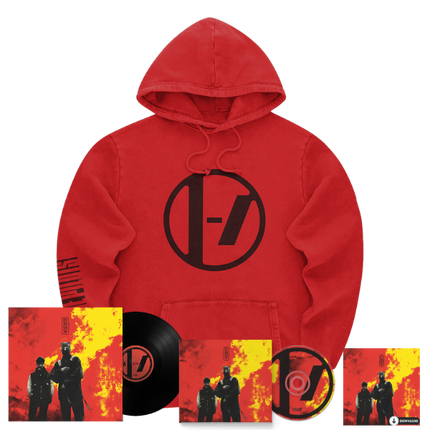 LOGO RED HOODIE + Choice of Music