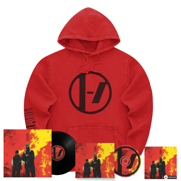 LOGO RED HOODIE + Choice of Music