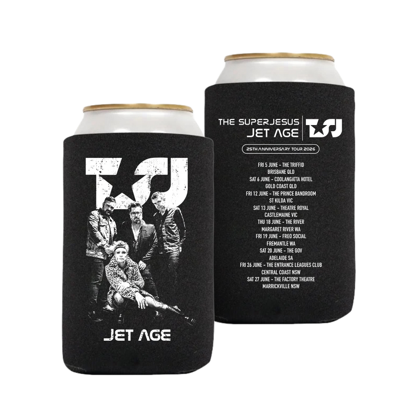 25th Anniversary Tour Stubby Holder | The Superjesus