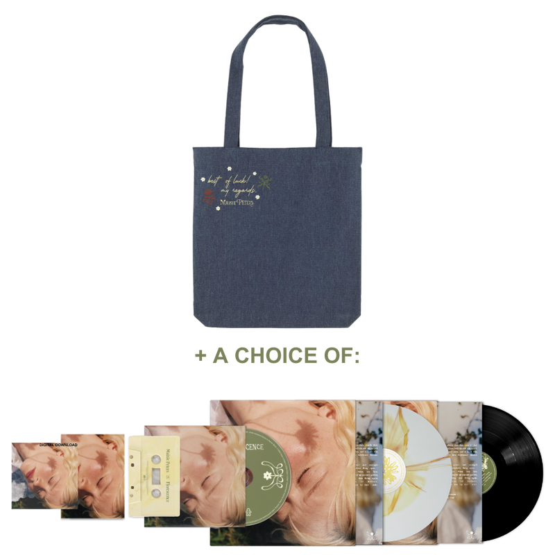 Florescence Tote Blue with Choice of Music