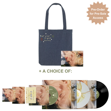 Florescence Tote Blue with Choice of Music & Signed Art Card | Maisie Peters
