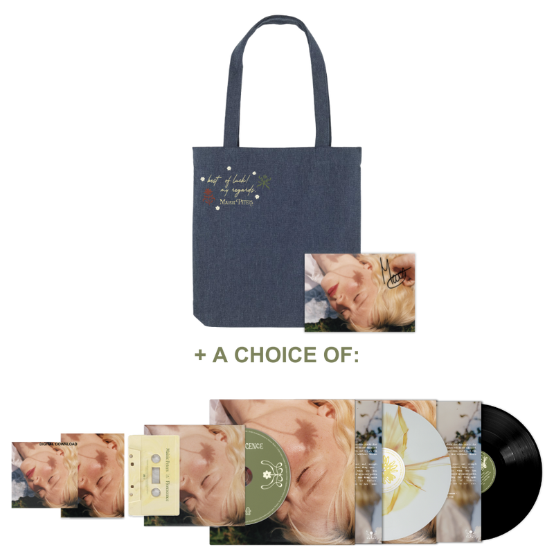 Florescence Tote Blue with Choice of Music & Signed Art Card