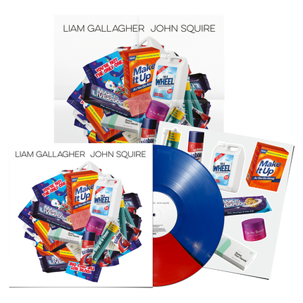 Liam Gallagher John Squire Exclusive Split Blue & Red Vinyl | Liam Gallagher and John Squire