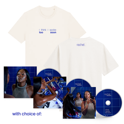 ‘I think I spoke too soon’ CD & T-Shirt Bundle | Rachel Chinouriri