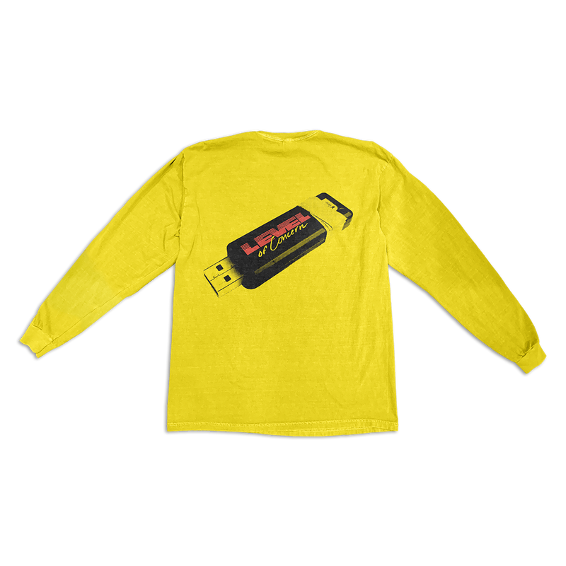 Yellow Tech Long Sleeve TShirt